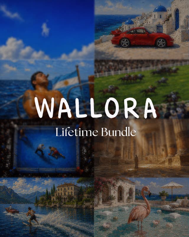 Wallora complete archive lifetime bundle preview